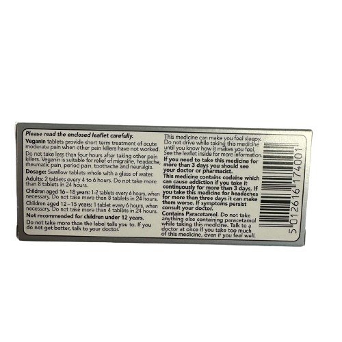 Veganin 30 Tablets (P) (A)