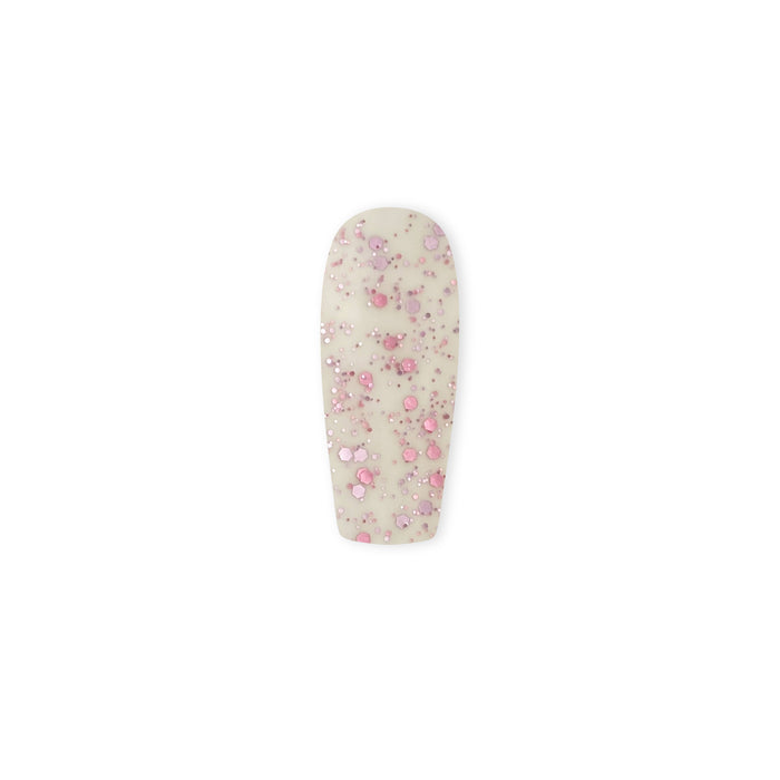 Velvet Multi Confetti - Pink  (Top Coat) - Matte  - Hema Free | Koko & Claire