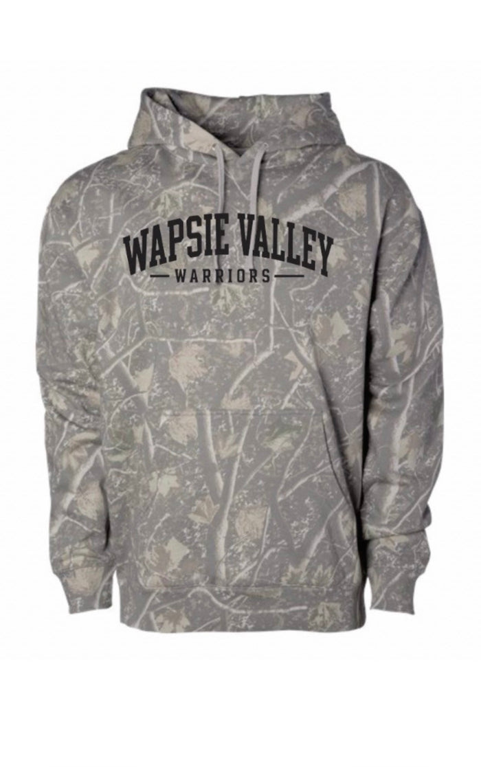 Wapsie Valley Warriors Camo Hoodie