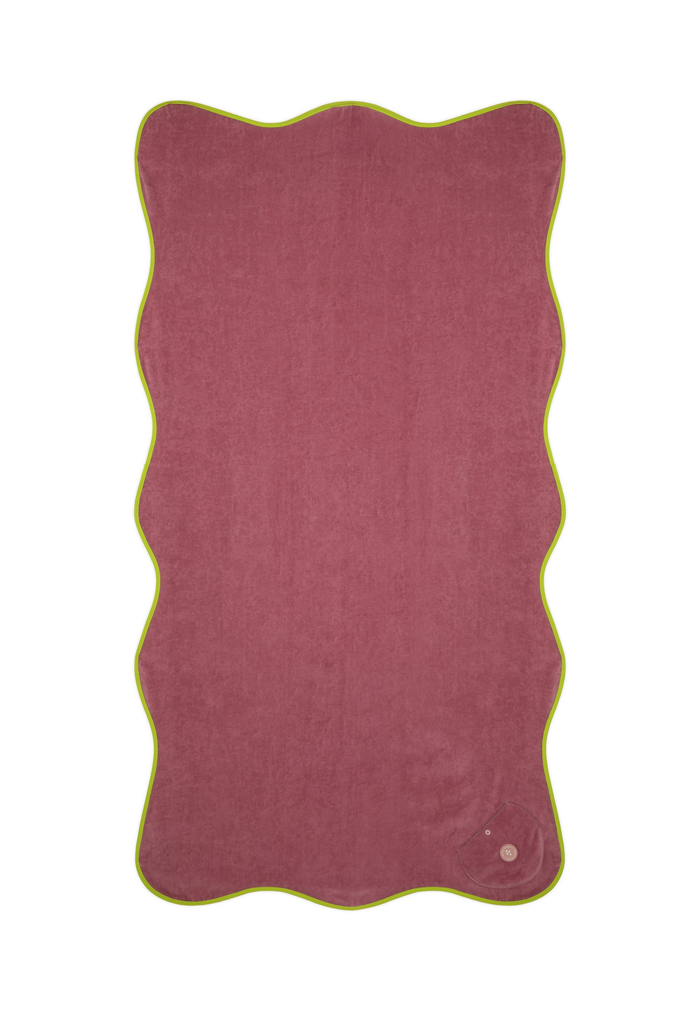 WAVY BEACH TOWEL GRAPE
