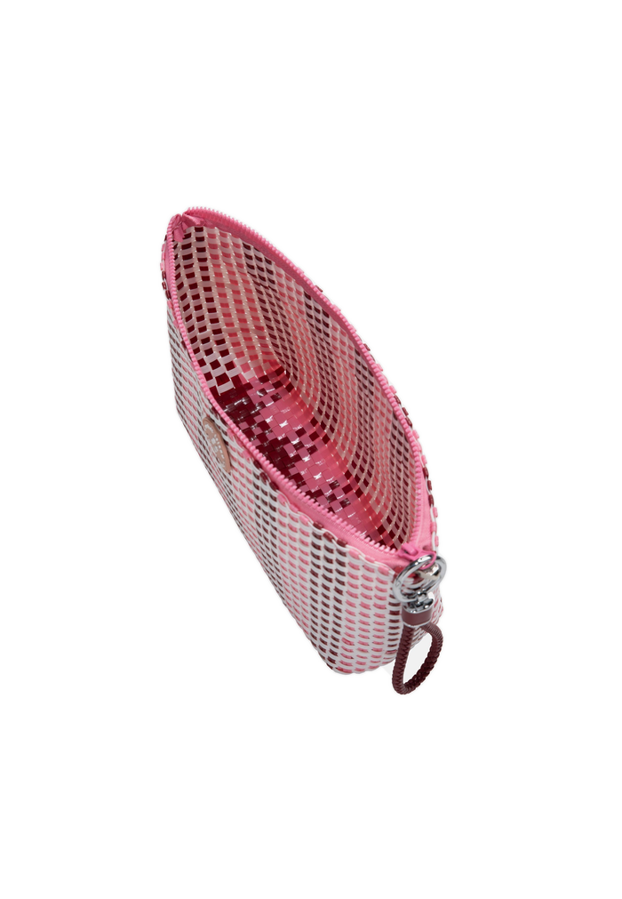 WOVEN PENCIL BAG PINK
