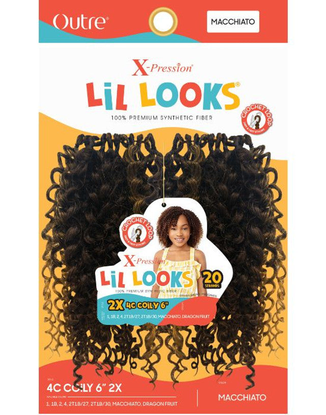 X-Pression Lil Looks - 4C Coily 6"