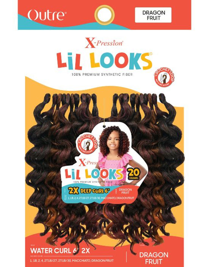 X-Pression Lil Looks - Deep Curl 6"