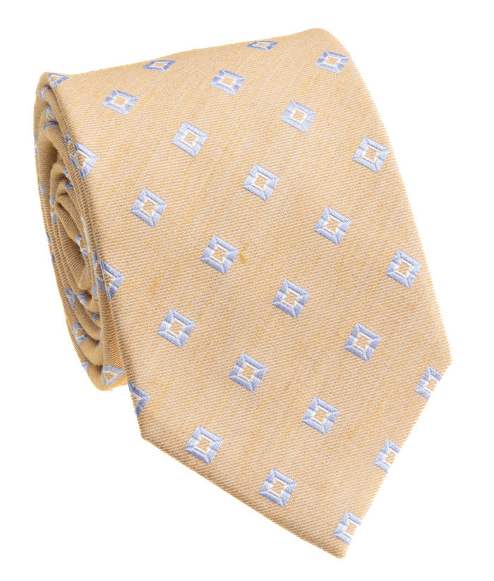 Yellow Patterned Tie
