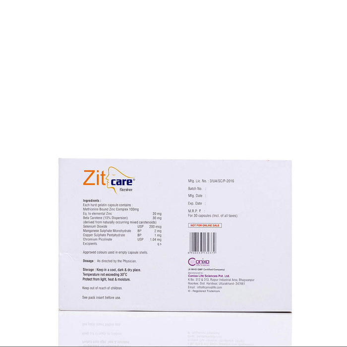 Zit care tablets
