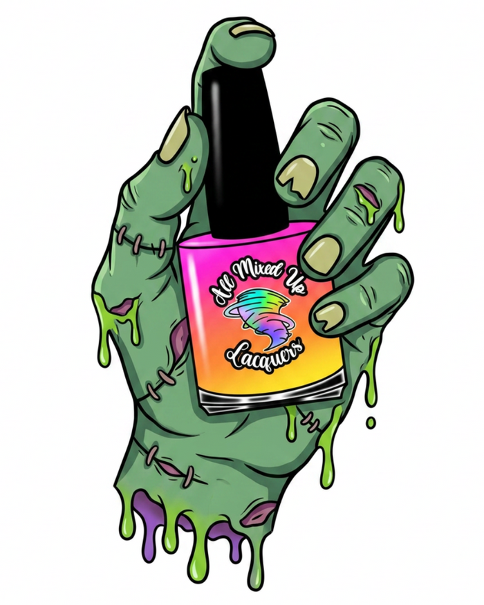 Zombie Beach Party Sticker